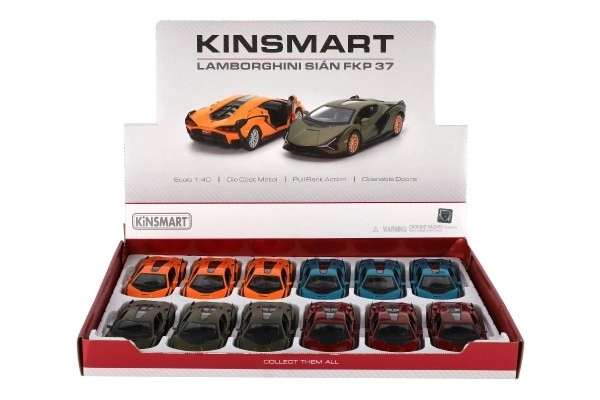 Auto Kinsmart Lamborghini Sián FKP 37 métal/plastique 13cm mixte couleurs