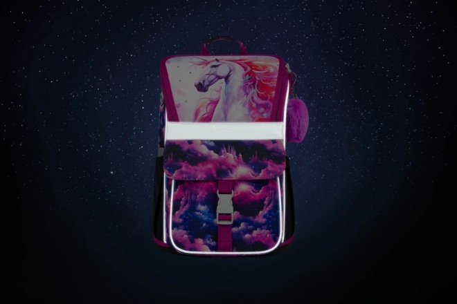 BAAGL 5 SET Zippy Royaume de Licorne: cartable, trousse, sac, chemise, boîte