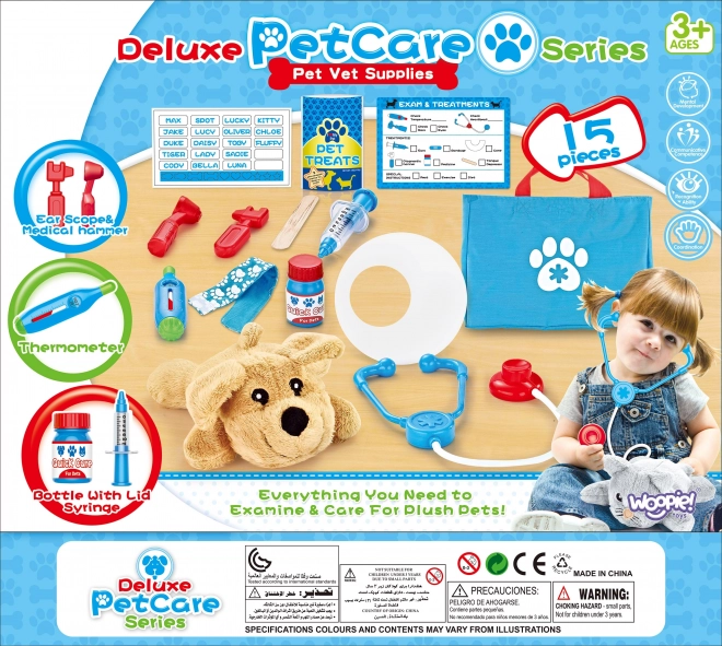Ensemble vétérinaire Woopie Chaton avec sac