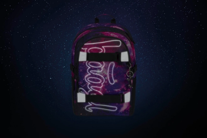 BAAGL 5 SET Skate Galaxy : sac à dos, trousse, sac, chemises, portefeuille