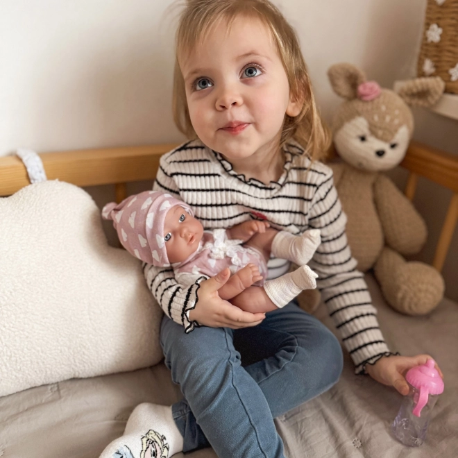woopie royal adorable bébé en tenue rose 36 cm