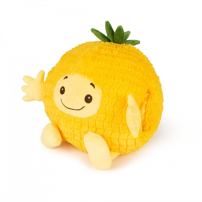 Cozy Noxxiez HW751 Ananas - coussin chauffant en peluche 3 en 1