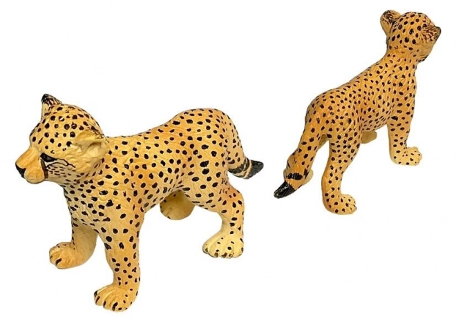 Figurines éducatives de guépards 4 pièces