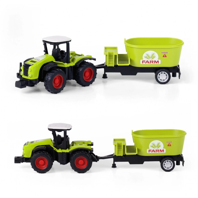 Tracteur avec remorque de la collection Ma petite ferme