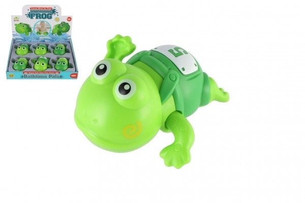 Grenouille à remonter pour baignoire en plastique 10cm 6pcs dans boîte 18m+