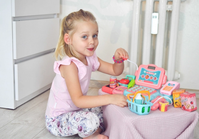 Caisse enregistreuse pour enfants Woopie avec scanner et accessoires