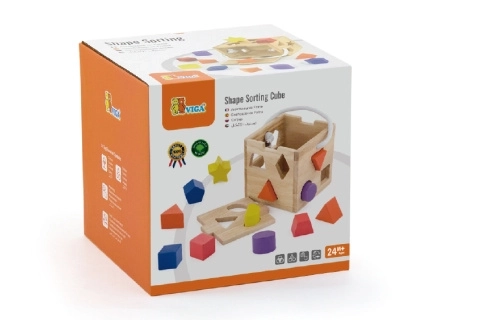 Cube en bois à encastrer