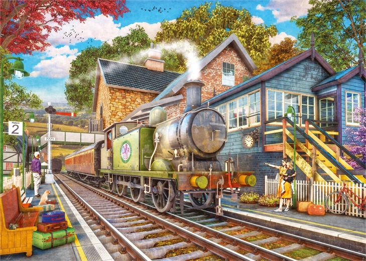 Puzzle Arrivée matinale 1000 pièces