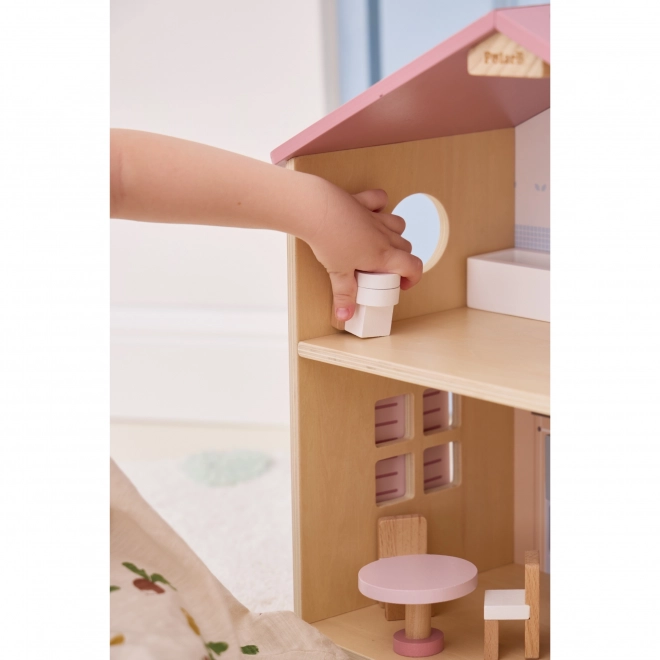 Grande maison de poupées en bois avec accessoires PolarB Viga