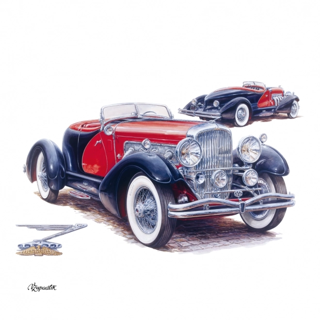 Calendrier de notes Classic Cars – Václav Zapadlík, 2025, 30 x 30 cm