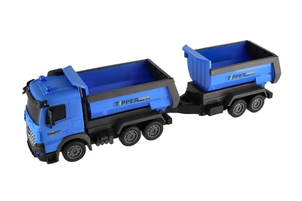 Camion avec remorque BENNE en plastique 50cm
