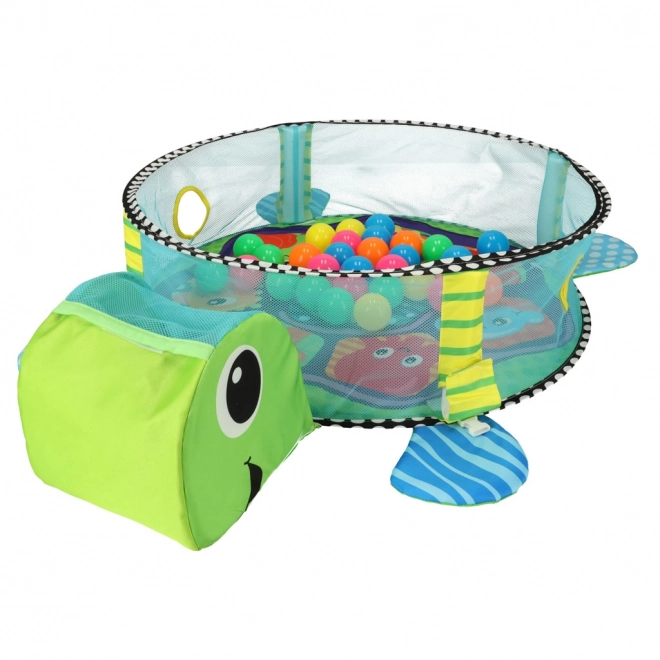 Tapis de jeu éducatif tortue avec barrière et balles