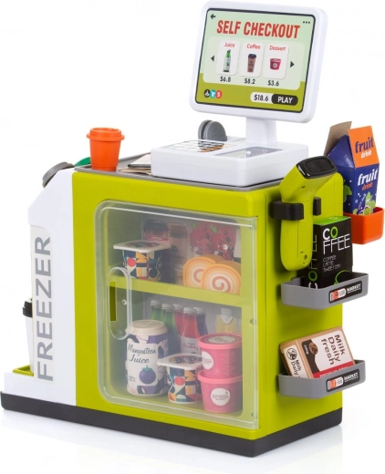 Caisse en libre-service réaliste