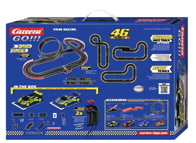 Carrera GO!!! Piste de course 46 The Doctor VR46 Racing
