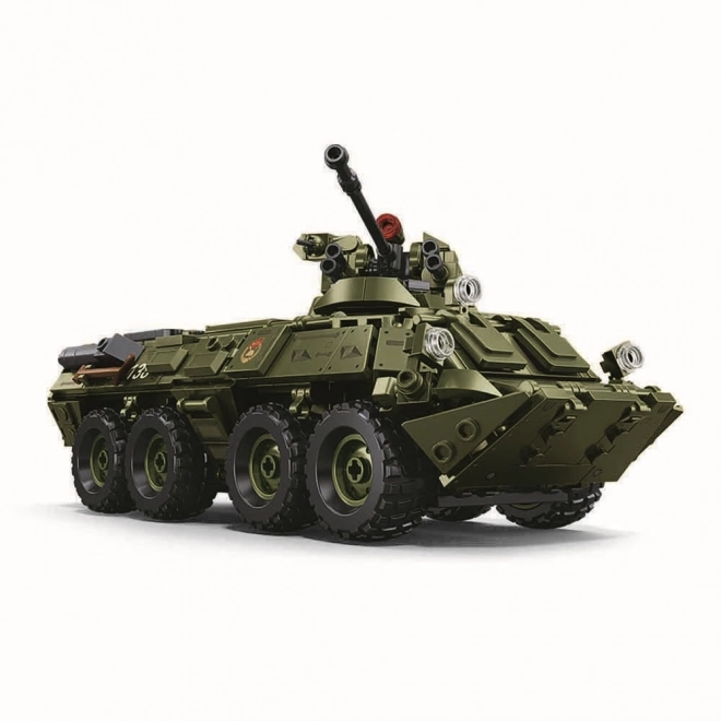 Kit de construction char BTR-80AS IFV de Sluban à l'échelle 1:35