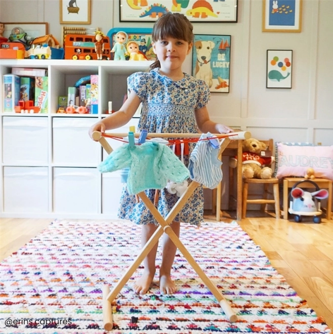 Séchoir en bois pour vêtements Bigjigs Toys