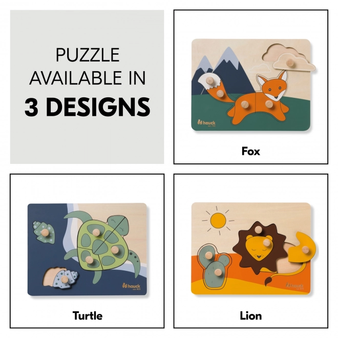 Puzzle en bois - tortue