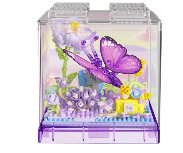 Kit de construction mini KOCO Papillon en plastique 471 pcs dans une boîte 11x12x11cm