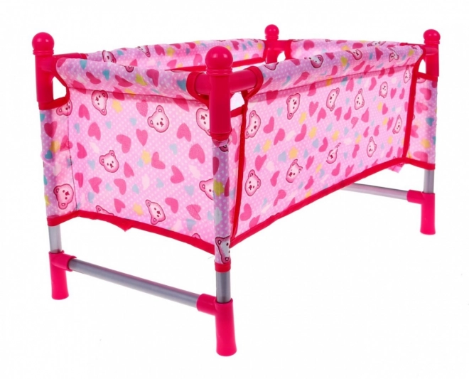 Ensemble d'accessoires pour poupées 3+ Soin de l'enfant + Landau + Chaise de nourrissage + Lit bébé + 2 sacs