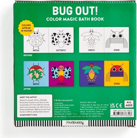 Mudpuppy Livre de Bain Insectes