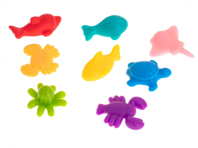 Jeu montessori en bois Apprends à compter – Créatures marines