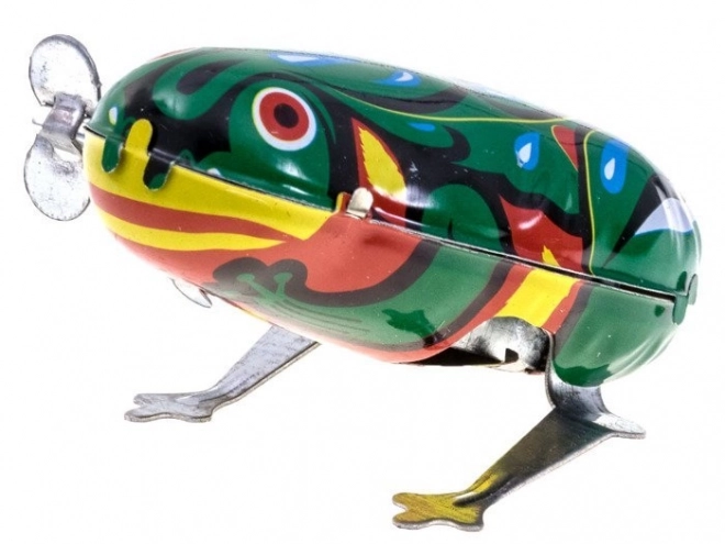 Grenouille en métal à clé