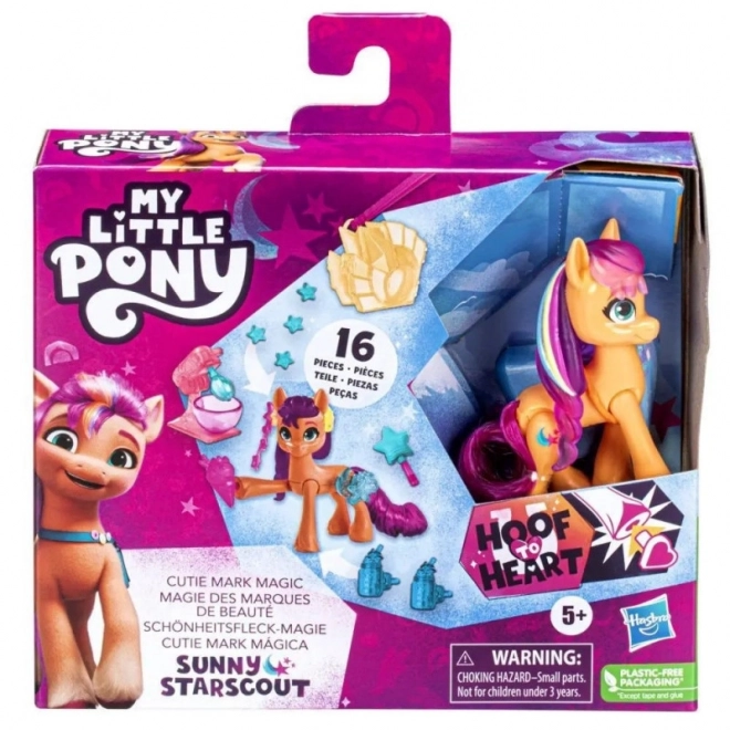 Figurine Sunny Mon Petit Poney Marques de Cutie Magique