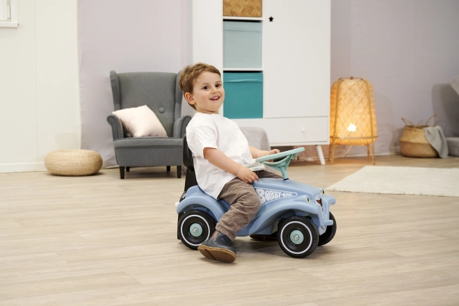 GROS Voiture Bobby Classique bleu pousseur
