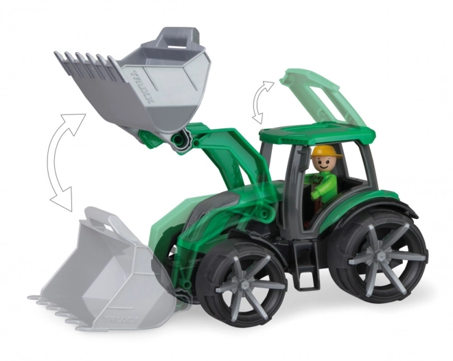 Auto Truxx 2 tracteur avec seau en plastique 32cm avec figurine 24m+