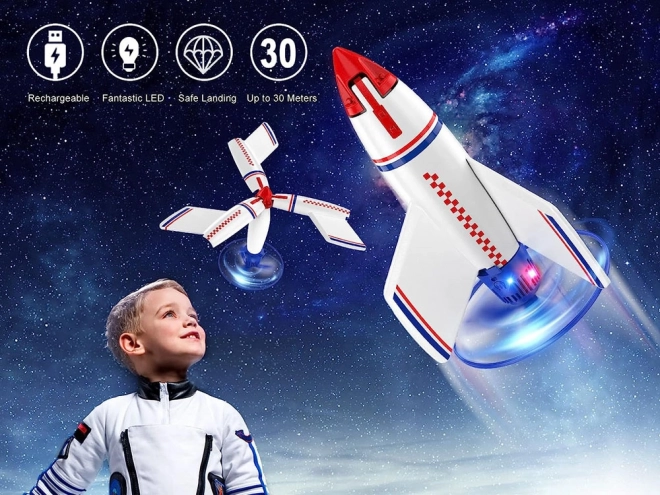 Fusée spatiale volante pour enfants