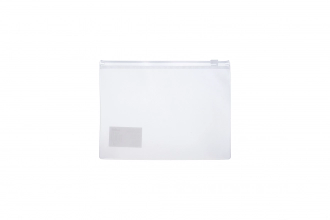 Chemise avec zip 20x15 cm - transparent