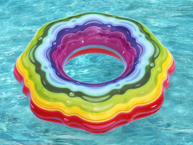 Bestway Bouée Gonflable Arc-en-ciel Gelée 115 cm