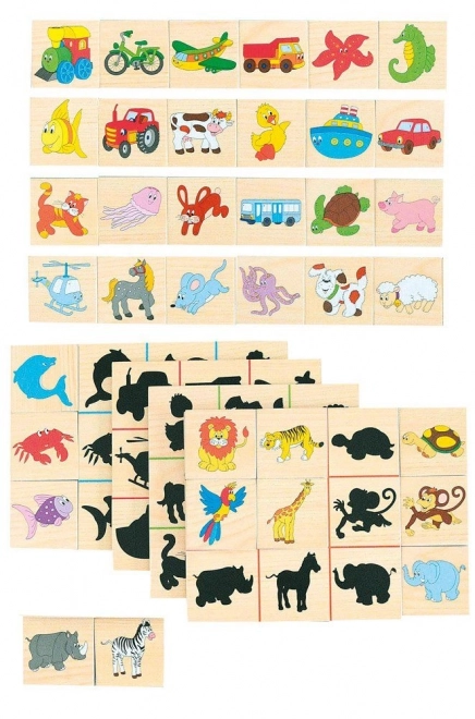 Puzzle trouve l'ombre