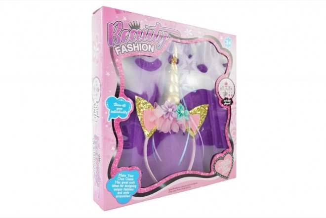 Set de déguisement licorne pour enfants – tutu, serre-tête et baguette
