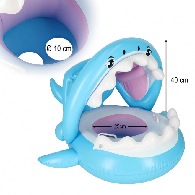 Matelas gonflable avec auvent - requin
