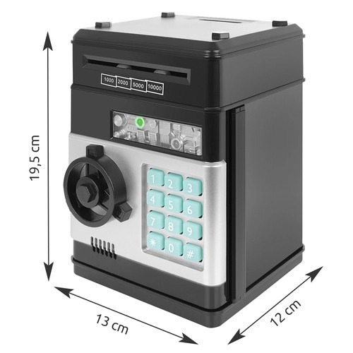 Kruzzel Tirelire Enfant / Coffre-fort Électronique