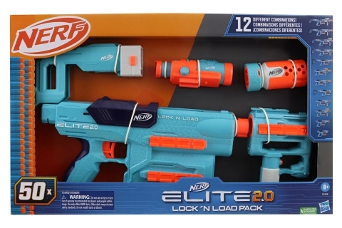 Nerf Elite 2.0 kit Lock N Load Blaster