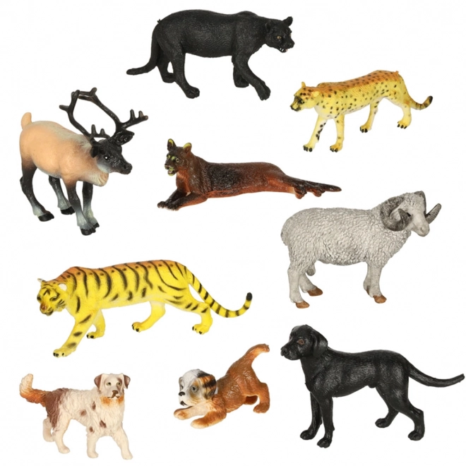 Figurines d'animaux de zoo - 31 pièces