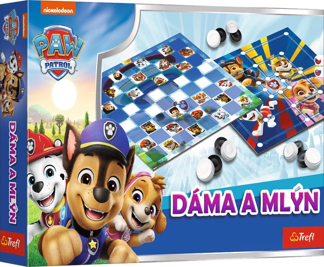 jeu dames et moulin pat’ patrouille