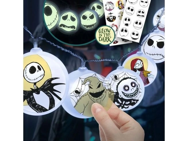 Guirlande lumineuse avec motif Nightmare Before Christmas