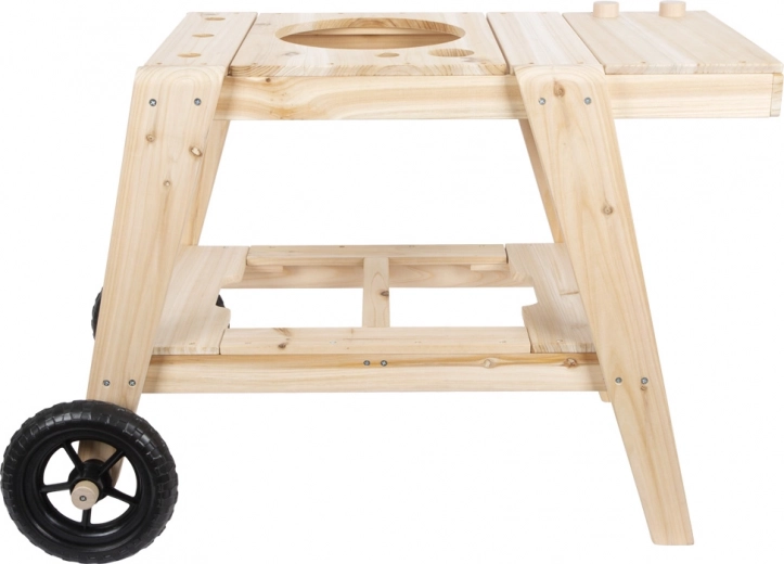 Structure mobile avec roulettes