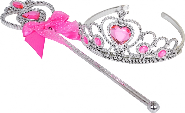 Couronne et baguette magique pour une transformation parfaite