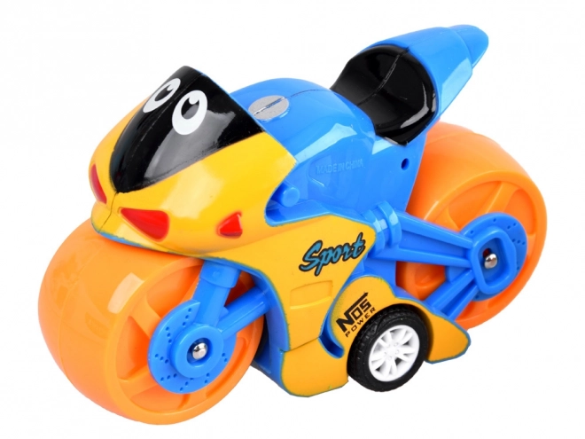Moto enfant colorée pour s'amuser