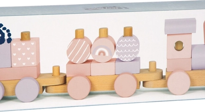 Petit train en bois rose Small Foot