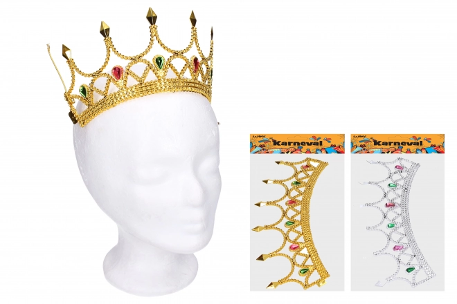 Couronne de carnaval en or/argent