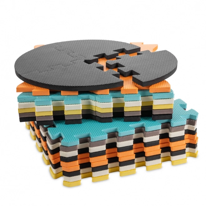 Puzzle en mousse coloré avec animaux et enclos - 25 pièces
