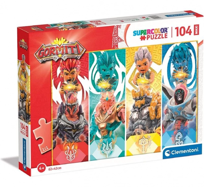 CLEMENTONI Puzzle Gormiti : Poste avec bracelets MAXI 104 pièces