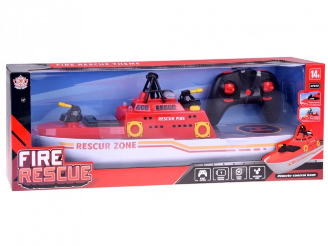 Bateau de Sauvetage Pompiers Télécommandé