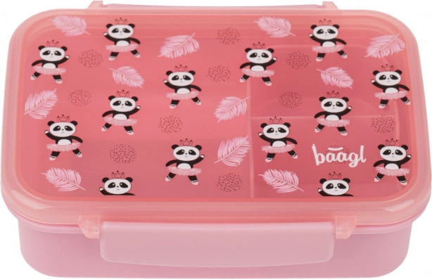 Boîte à goûter Baagl avec compartiments Panda