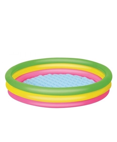 Piscine pour enfants gonflable colorée 152x30cm en boîte 30x24x7cm 2+